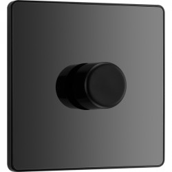 Dimmer switch for LED lights - black chrome
