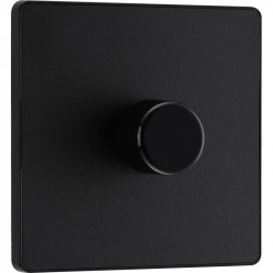 Dimmer switch for LED lights - matt black