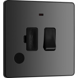 Fused Spur (switched) - black chrome