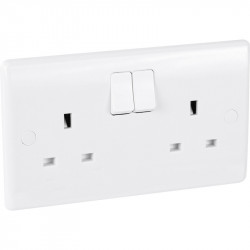 Double socket white